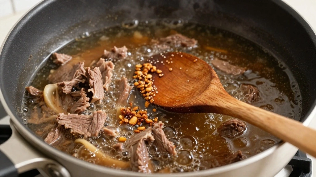 How to Make Classic Beef Stroganoff: A Comfort Food Winner - Step 4: Deglaze the Pan 1