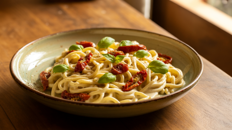 Creamy Tuscan Garlic Pasta Recipe – Easy 30 Minute Dinner