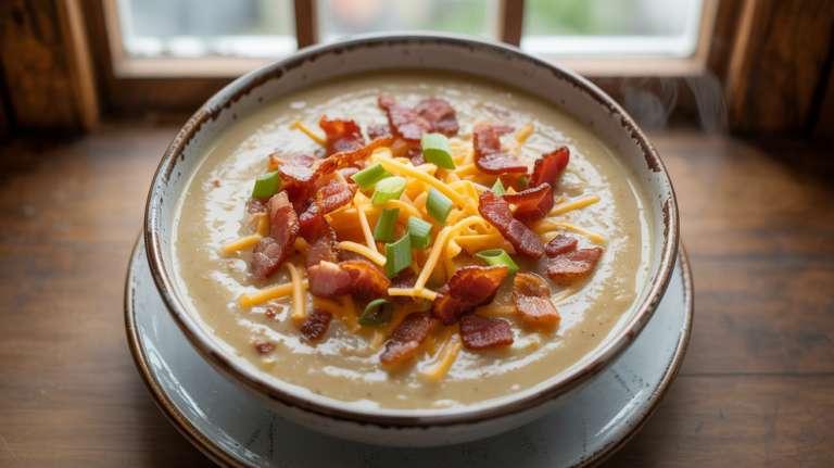 Loaded Baked Potato Soup Recipe – Creamy & Delicious