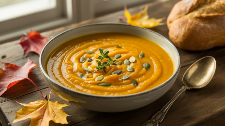 Easy Roasted Butternut Squash Soup Recipe – Creamy & Delicious