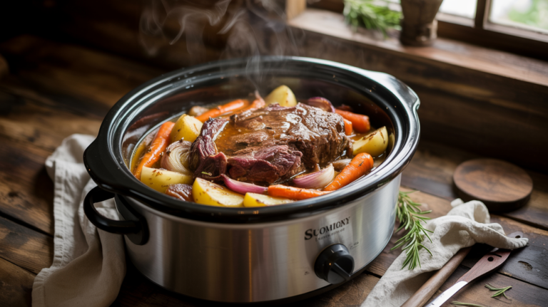 Best Slow Cooker Pot Roast Recipe – Tender & Flavorful