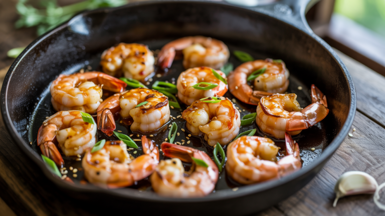 Easy Spicy Honey Garlic Shrimp Recipe – 15 Minutes!