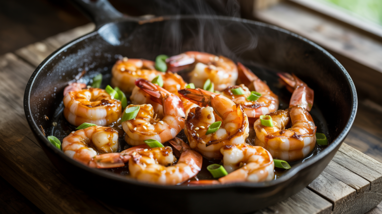 Honey Garlic Shrimp Recipe – Easy Spicy 20-Minute Dinner