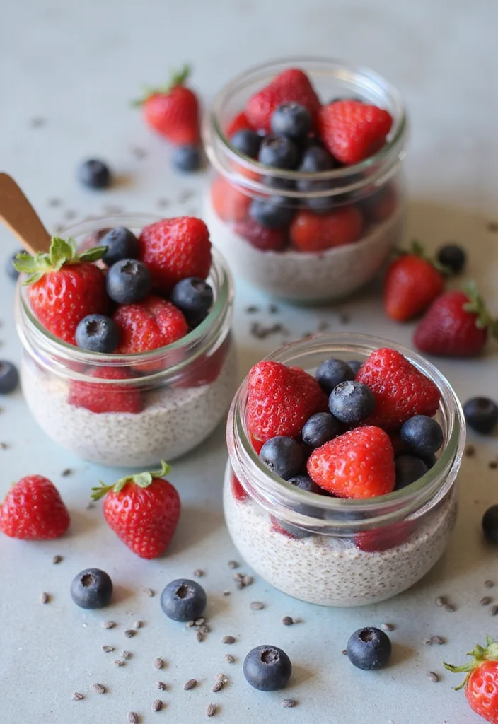 15 Healthy Meal Prep Ideas That Will Transform Your Week (You Won't Believe #8!) - 15. Berry Chia Seed Pudding 1