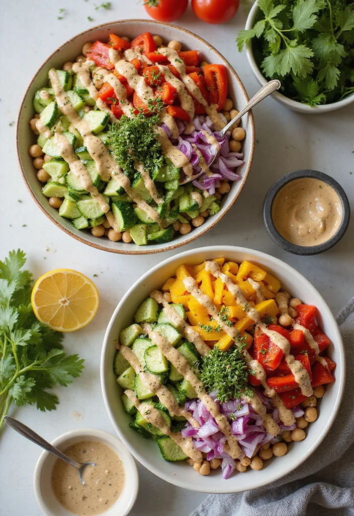 15 Healthy Meal Prep Ideas That Will Transform Your Week (You Won't Believe #8!) - 2. Mediterranean Chickpea Bowls 1