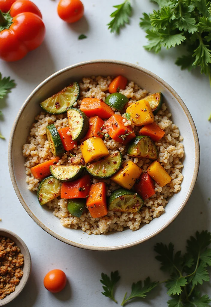 15 Healthy Meal Prep Ideas That Will Transform Your Week (You Won't Believe #8!) - 9. Roasted Veggie Bowls 1