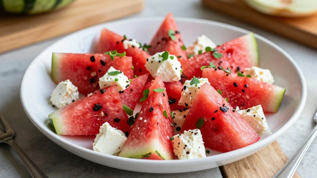 Chilling Summer Watermelon Feta Salad: Refreshing and Perfect for Picnics