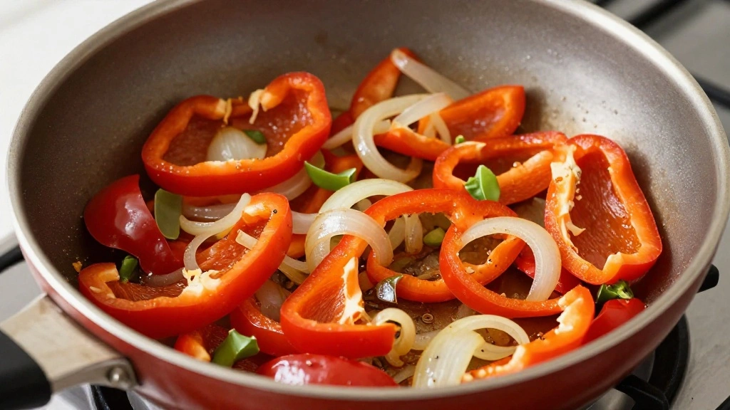 Easy Breakfast Burritos: A Mexican Classic You Can’t Resist - Step 3: Sauté Vegetables 1