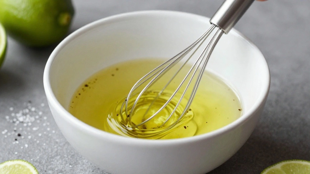 How to Make a Refreshing Avocado Corn Salad: Your New Favorite Side Dish - Step 5: Prepare the Dressing 1