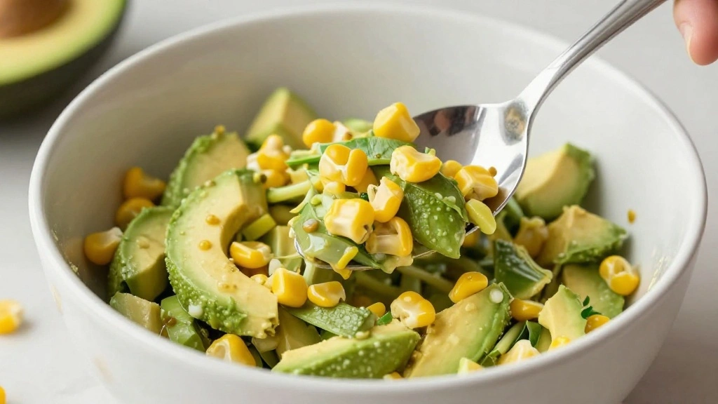 How to Make a Refreshing Avocado Corn Salad: Your New Favorite Side Dish - Step 6: Combine Salad Ingredients 1