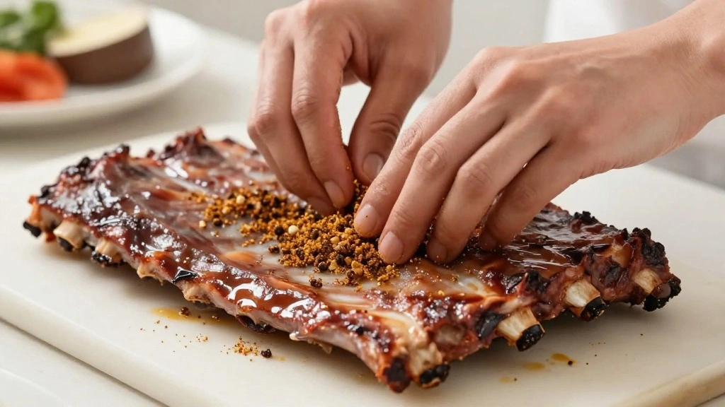 Slow Cooker BBQ Ribs: Fall-Off-The-Bone Goodness - Step 3: Apply the Rub 1