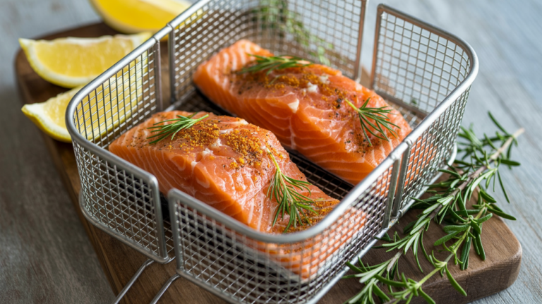 Air Fryer Salmon Recipe – Crispy Perfect Fish in 12 Minutes