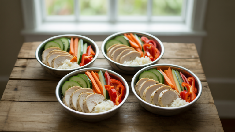 Chicken Rice Meal Prep Bowls – Easy Healthy Recipe