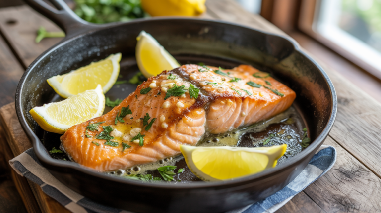 Garlic Butter Salmon Recipe: Crispy Pan-Seared Perfection
