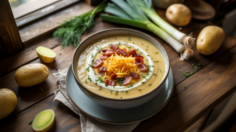 Loaded Baked Potato Soup Recipe – Creamy & Delicious
