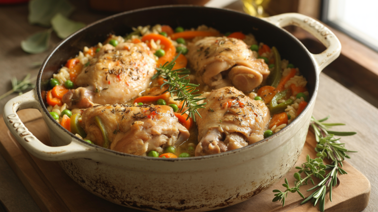 One Pot Chicken and Rice Recipe – Easy 30-Minute Dinner
