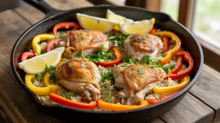 One Pot Chicken and Rice Recipe – Easy 30-Minute Meal