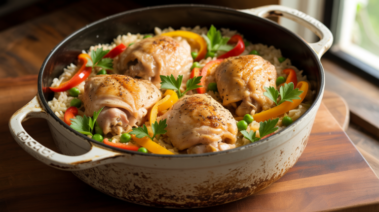 One Pot Chicken and Rice Recipe – Easy 30 Minute Meal