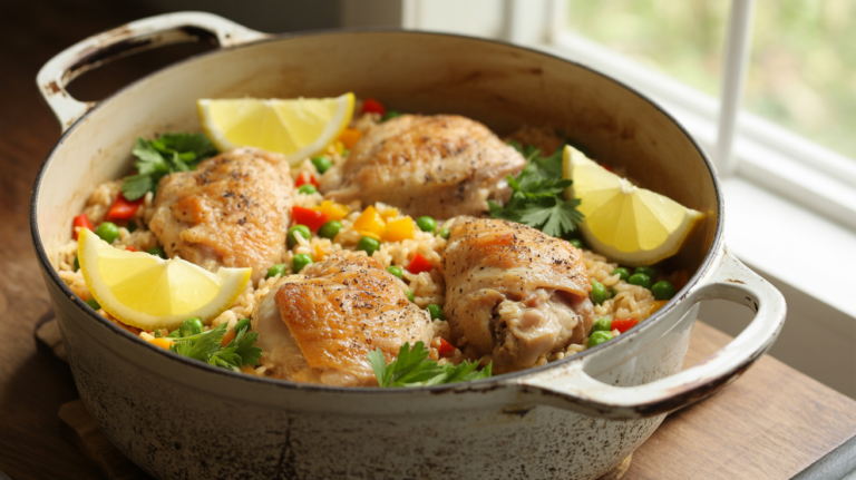 One Pot Chicken and Rice Recipe – Easy 30-Minute Meal