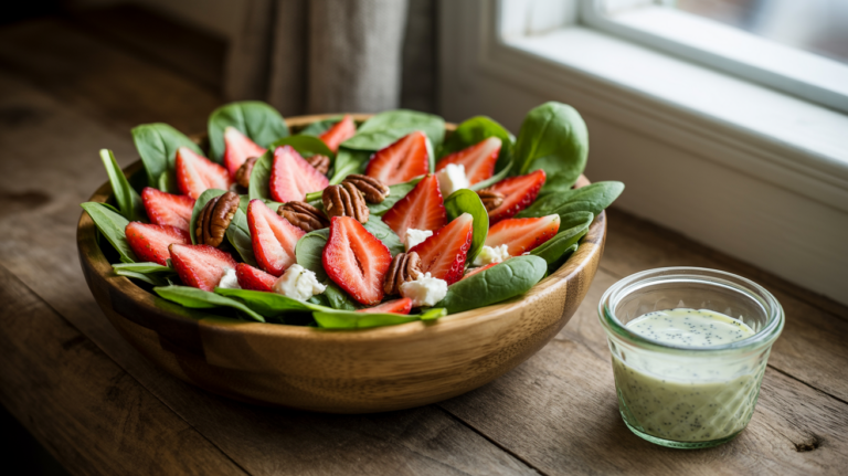 Best Strawberry Spinach Salad Recipe – Fresh & Easy