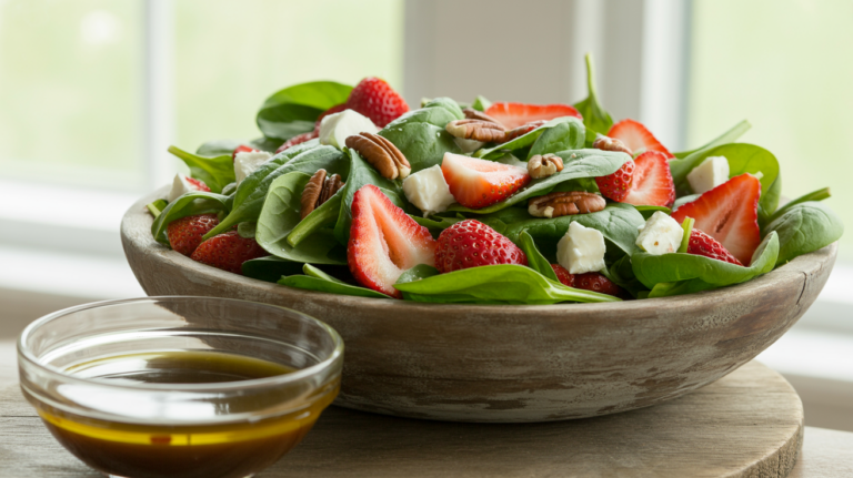 Strawberry Spinach Salad Recipe – Fresh & Flavorful