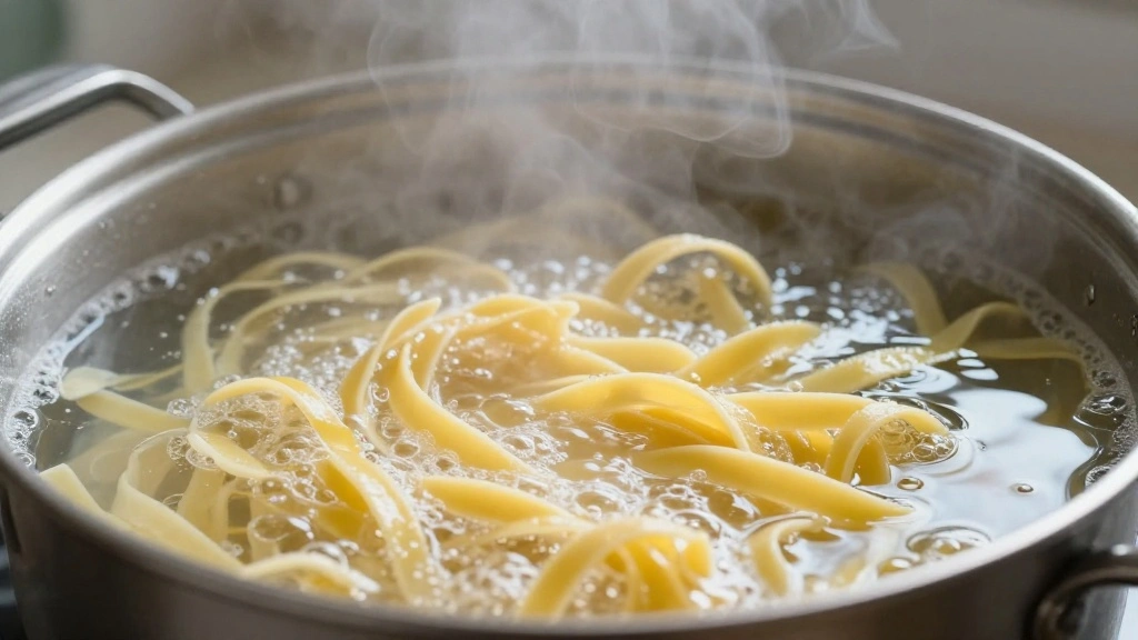 How to Make the Creamiest Chicken Alfredo: A Comfort Food Classic - Step 4: Cook the Pasta 1