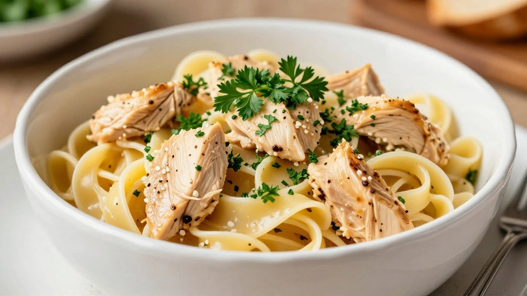How to Make the Creamiest Chicken Alfredo: A Comfort Food Classic - Step 8: Serve and Garnish 1