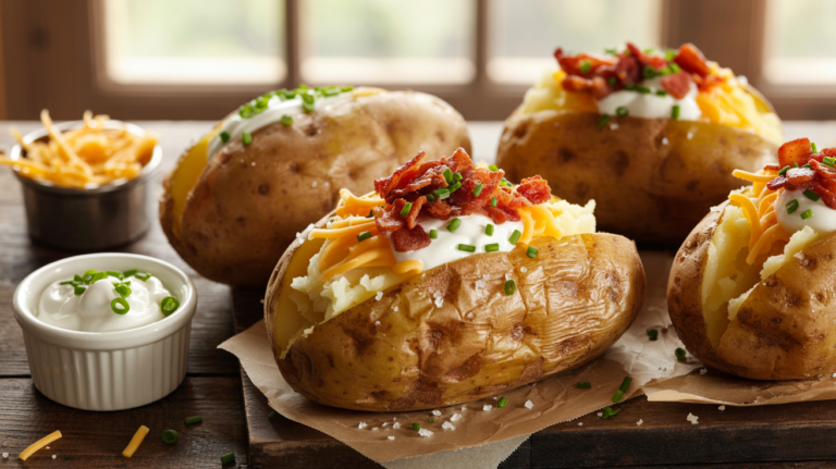 Air Fryer Baked Potato Recipe – Crispy in 40 Min