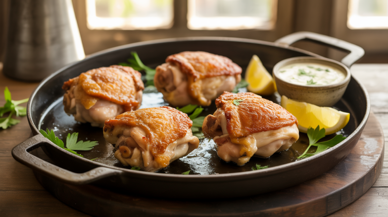 Air Fryer Chicken Thighs Recipe – Crispy & Juicy