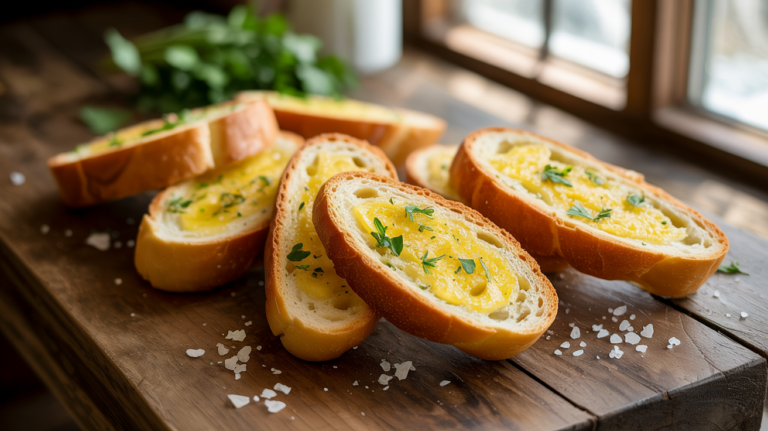 Air Fryer Garlic Bread Recipe – Crispy in 8 Minutes
