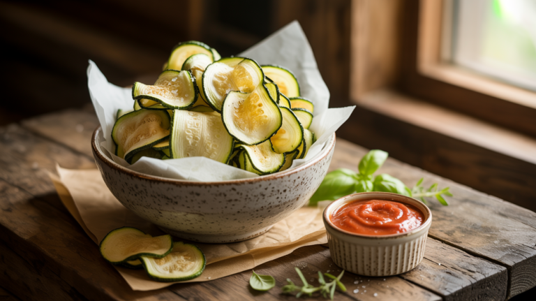 Air Fryer Zucchini Chips – Crispy & Healthy Snack