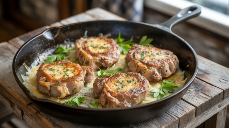 Garlic Parmesan Pork Chops Recipe – Crispy & Flavorful