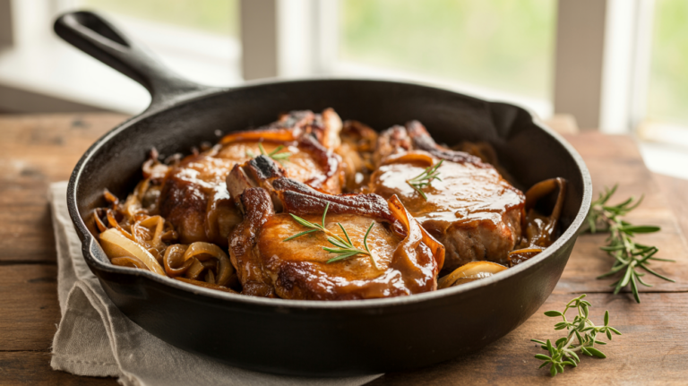 Best Smothered Pork Chops Recipe – Tender & Flavorful