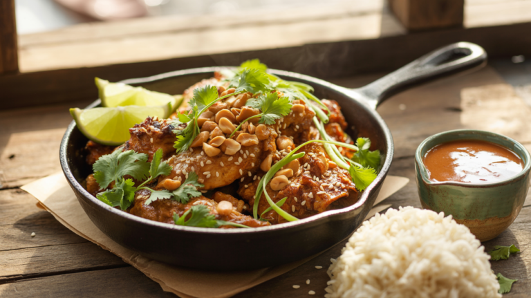 Best Thai Peanut Chicken Recipe Ready in 30 Min