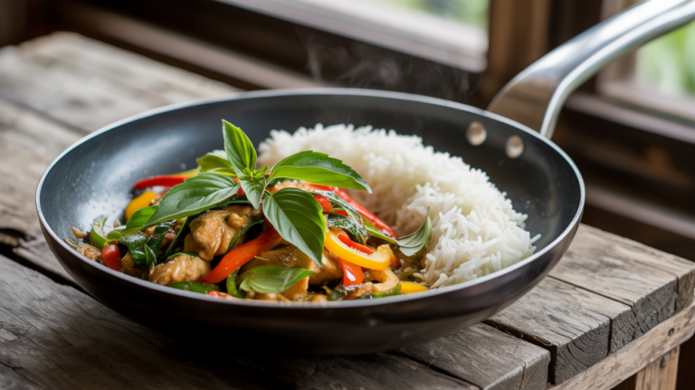 Authentic Thai Basil Chicken Recipe – Ready in 20 Minutes