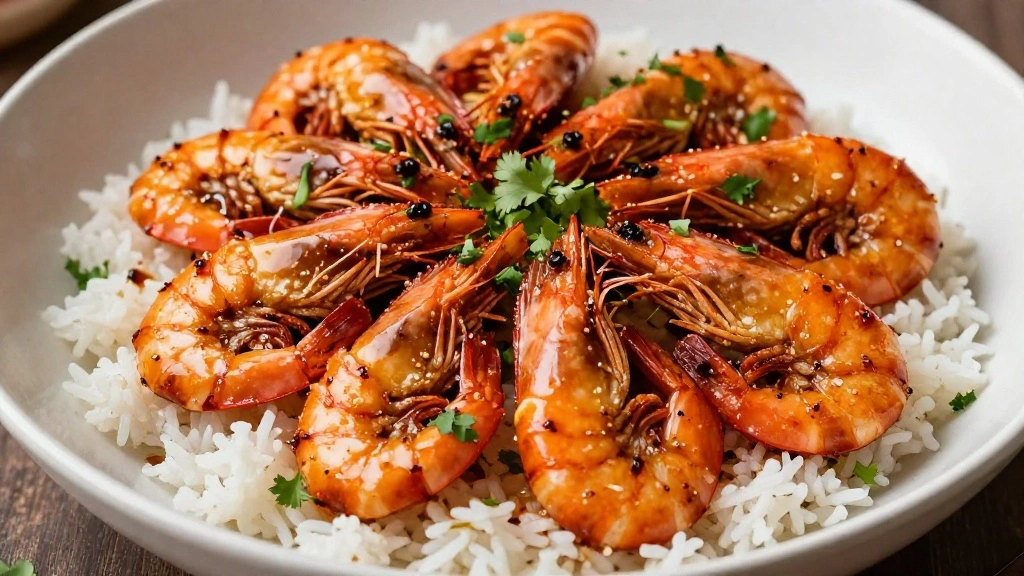 How to Make Spicy Honey Garlic Shrimp: A Flavor-Packed Dinner in 30 Minutes - Step 7: Garnish and Serve 1
