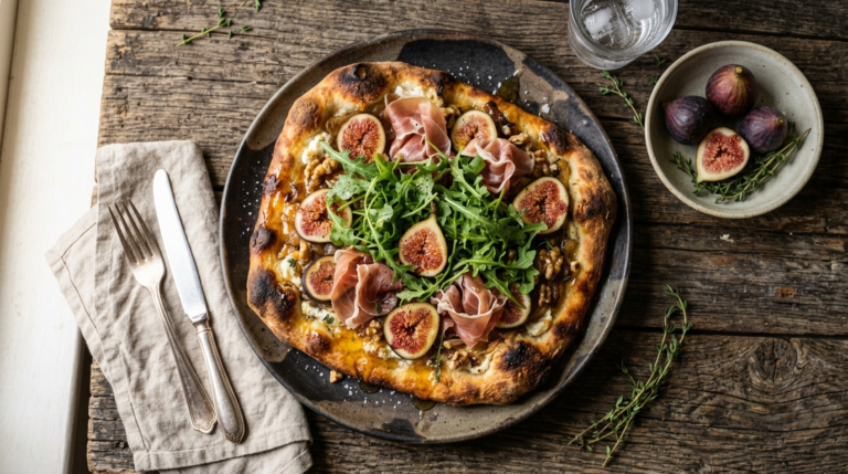 Fig Prosciutto Flatbread Recipe – Easy & Elegant