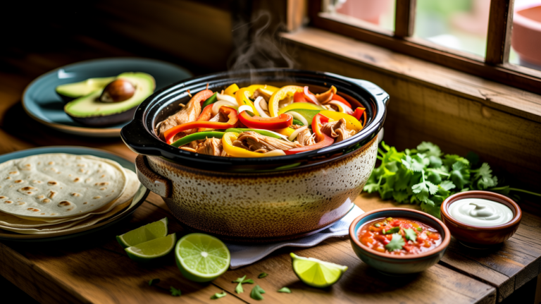 Slow Cooker Chicken Fajitas Recipe – Easy and Flavorful