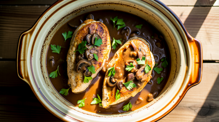 Slow Cooker Chicken Marsala Recipe – Easy and Rich