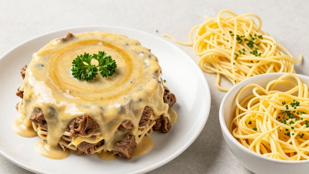 Classic Beef Stroganoff: A Comforting Family Favorite - Step 8: Season and Serve 1