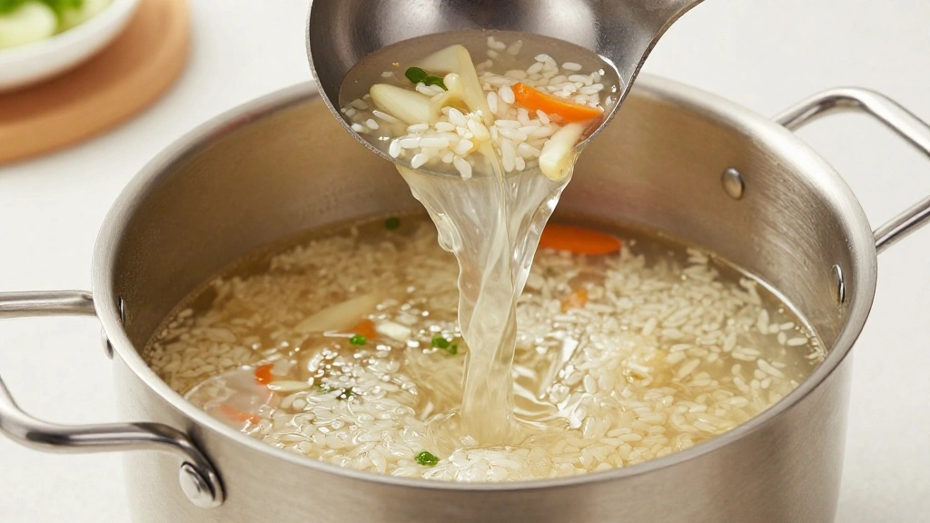 Cozy Up with Creamy Pumpkin Risotto for Fall Nights - Step 6: Gradually Add Stock 1