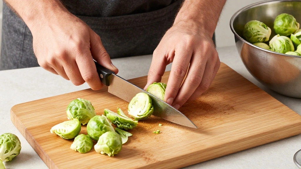 Crispy Air Fryer Brussels Sprouts: Healthy & Addictive Side Dish - Step 1: Prepare Ingredients 1