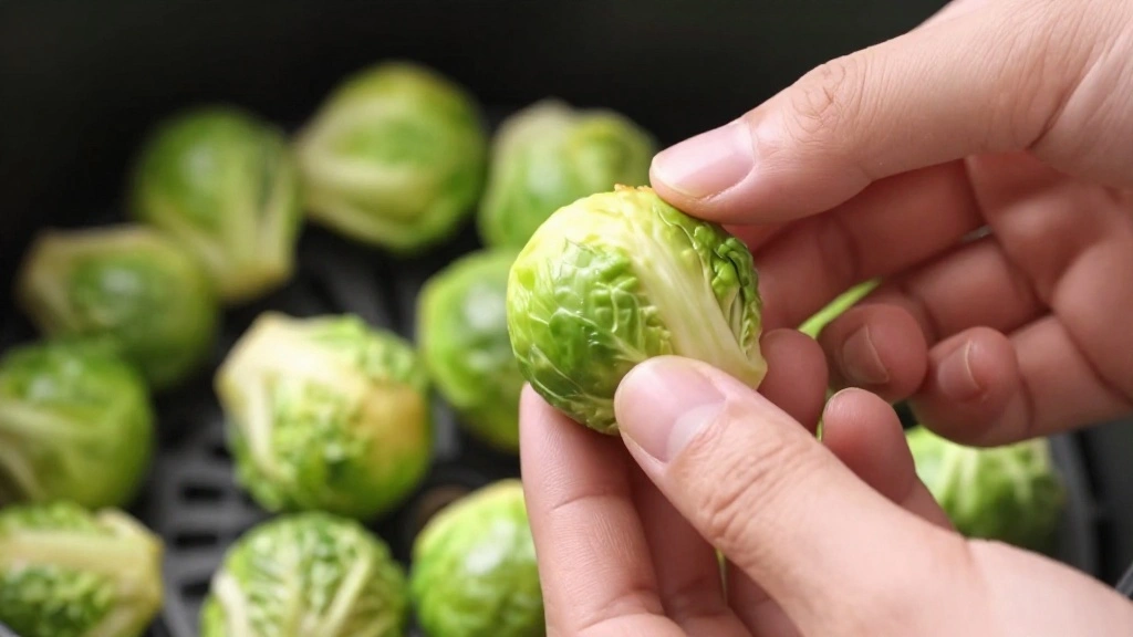 Crispy Air Fryer Brussels Sprouts: Healthy & Addictive Side Dish - Step 6: Check for Doneness 1
