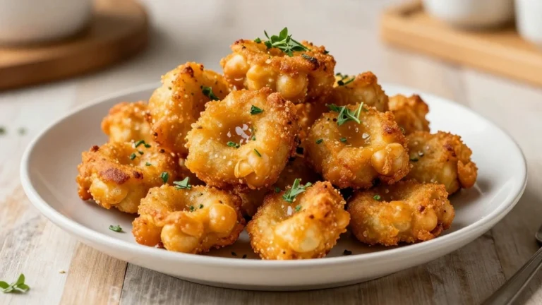 Crispy Mediterranean Chickpea Fritters: Flavor-Packed Appetizers