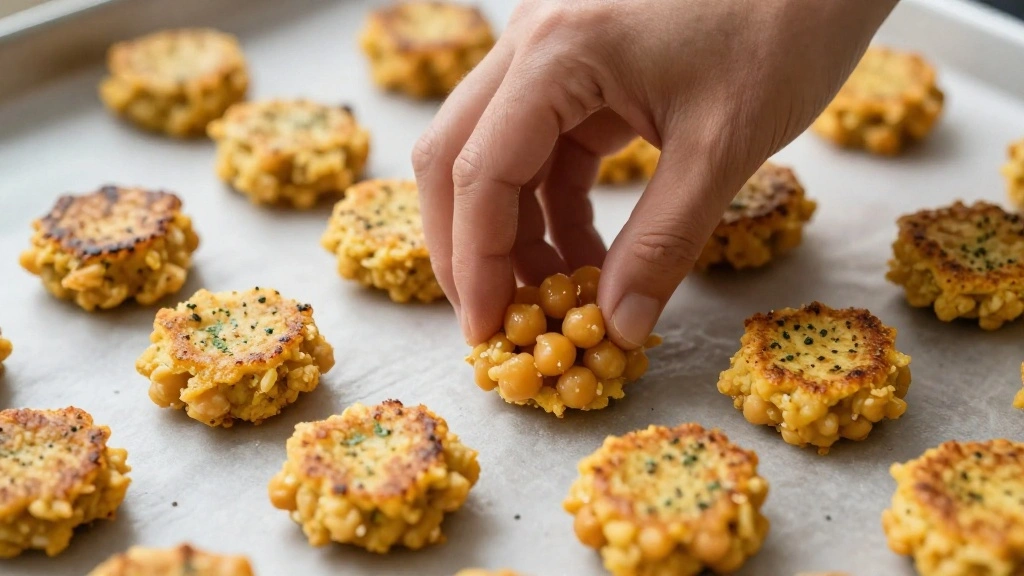 Crispy Mediterranean Chickpea Fritters: Flavor-Packed Appetizers - Step 4: Form Fritters 1
