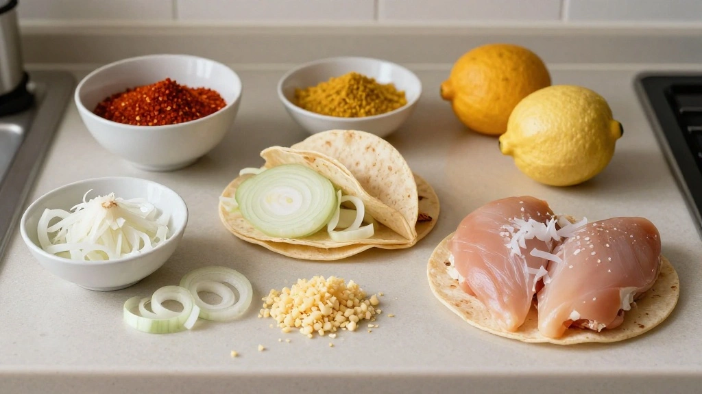 Easy Slow Cooker Chicken Tacos: A Simple Recipe for Busy Weeknights - Step 1: Prepare Ingredients 1