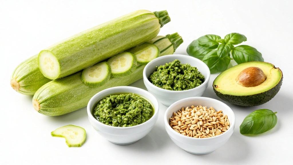 Healthy Zucchini Noodles with Avocado Pesto: A Keto-Friendly Delight - Step 1: Prepare Ingredients 1