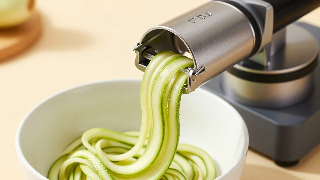 Healthy Zucchini Noodles with Avocado Pesto: A Keto-Friendly Delight - Step 2: Spiralize the Zucchini 1