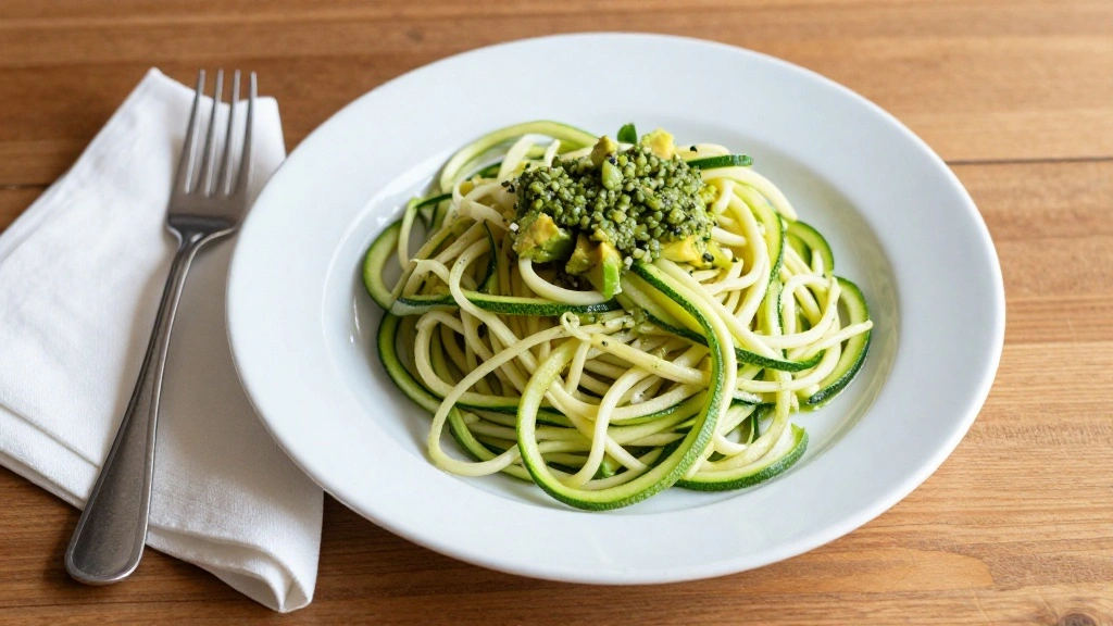 Healthy Zucchini Noodles with Avocado Pesto: A Keto-Friendly Delight - Step 8: Serve Immediately 1