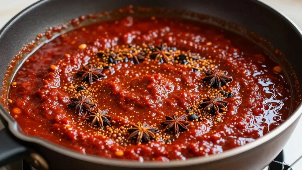 Hearty Chicken Tikka Masala: A Flavor Explosion from India - Step 6: Incorporate Tomato Puree 1